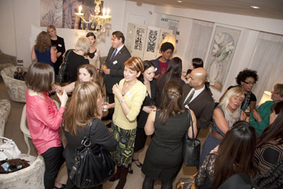 Networking at a Women 1st event