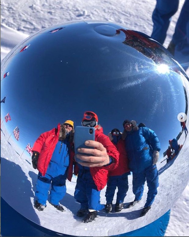 at the South Pole