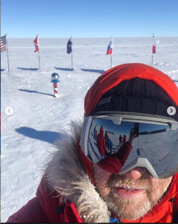 at the South Pole
